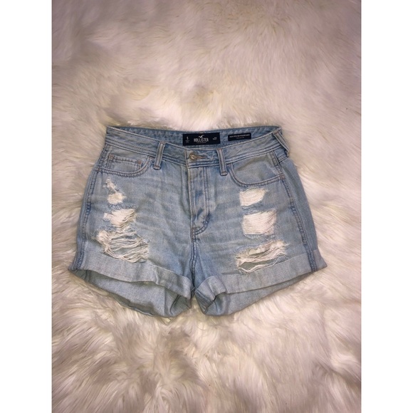 Hollister Pants - hollister high waisted boyfriend shorts